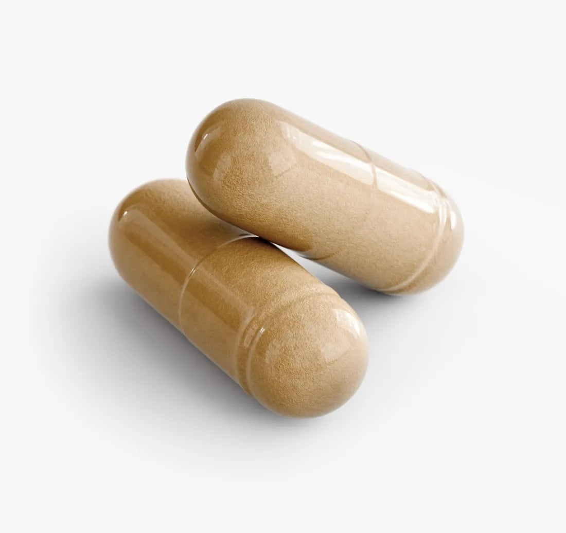 Two Neyvu Prism capsules, close up